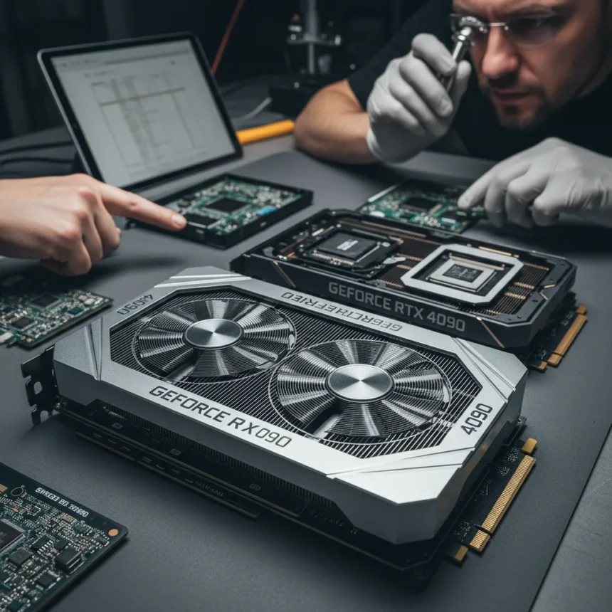 RTX 4090 counterfeits now so advanced even repair techs can't spot them — AI-generated illustration