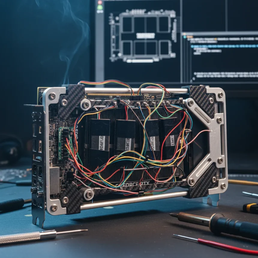 RTX 4090 repair shows extreme modding can defeat PCB sagging