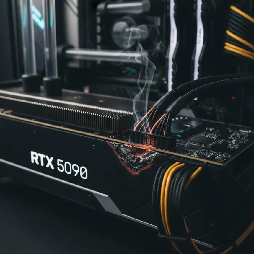 RTX 5090 power cable melting persists despite 12V-2×6 upgrade