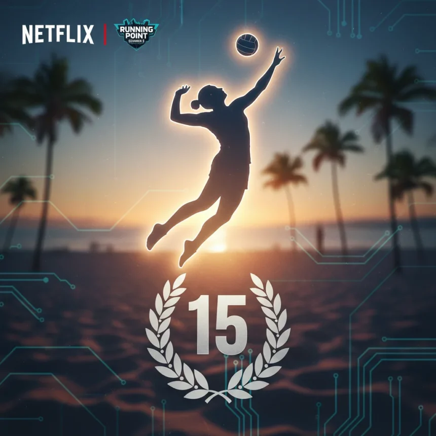 Running Point season 2 honors Niko Mijailovic, LA volleyball star — AI-generated illustration