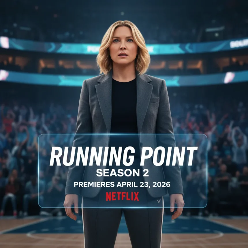 Running Point season 2 arrives April 23 on Netflix — AI-generated illustration