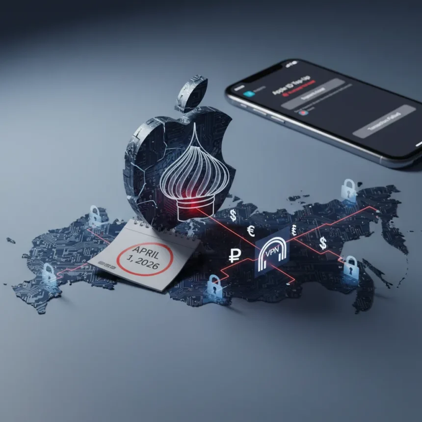 Russia blocks Apple ID payments to crush VPN access