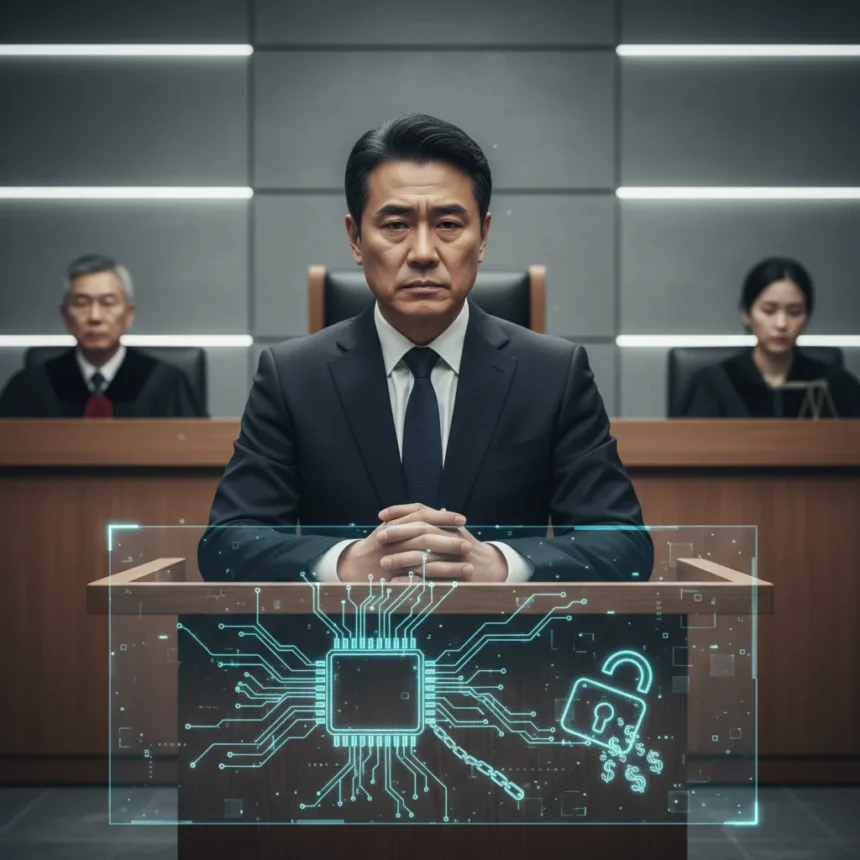 Samsung engineer sentenced for selling chipmaking trade secrets — AI-generated illustration