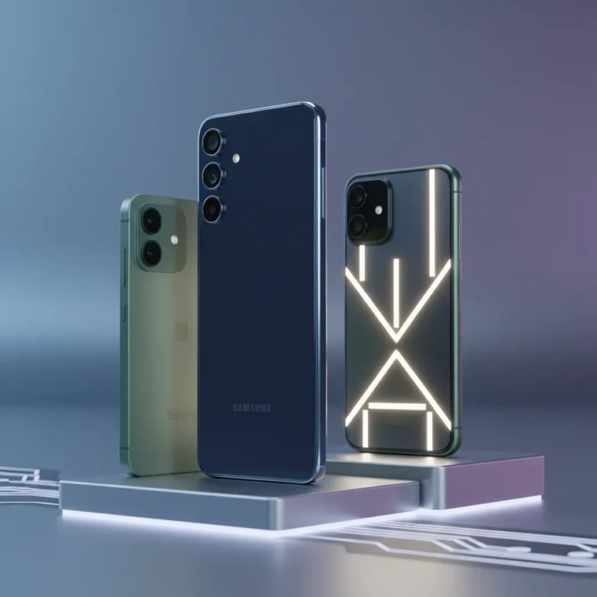 Samsung Galaxy A57 Looks Flagship, but Costs More Than Its Rivals — AI-generated illustration