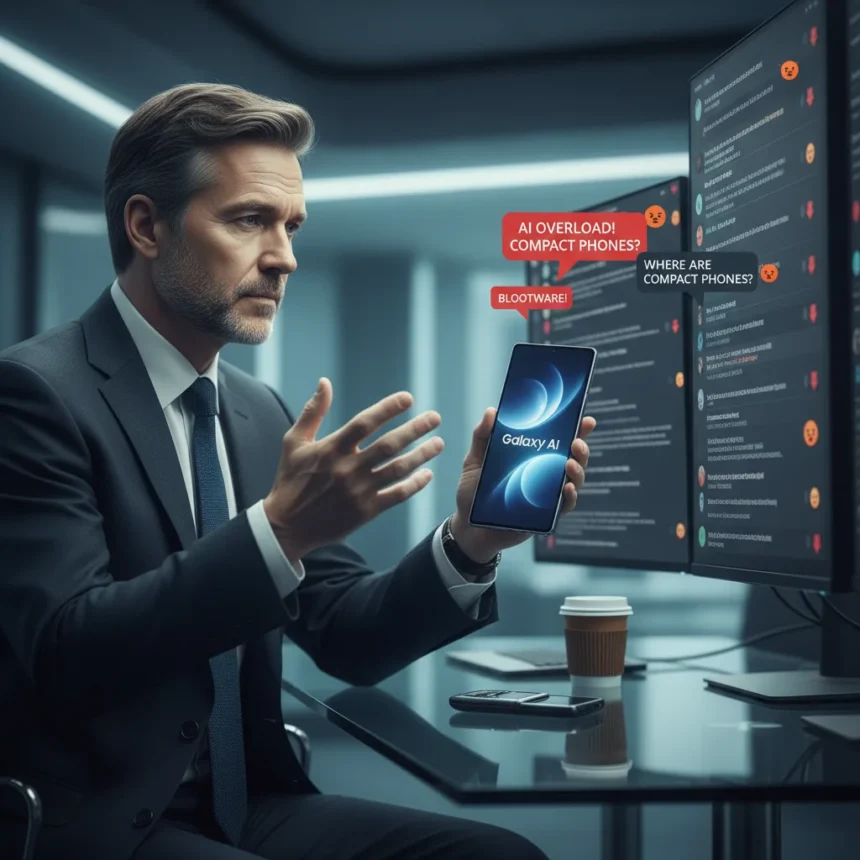 Samsung exec faces Reddit backlash over Galaxy AI overload