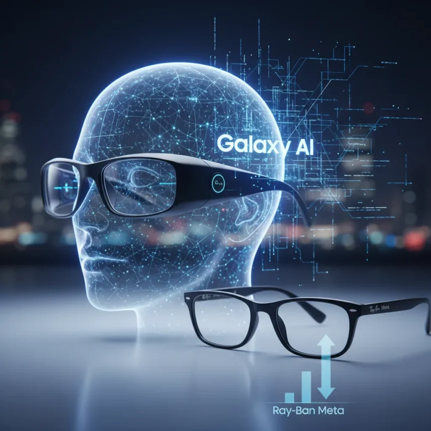 Samsung Galaxy Glasses Leaked: Galaxy AI Could Beat Ray-Ban Meta — AI-generated illustration