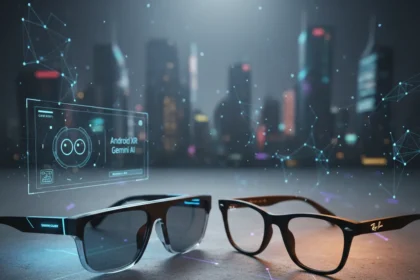 Samsung Galaxy Glasses leak targets Ray-Ban Meta's smart glasses crown — AI-generated illustration