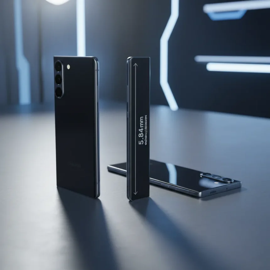 Samsung Galaxy S25 Edge Could Be the Thinnest Flagship Yet — AI-generated illustration