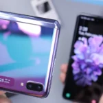 black samsung android smartphone on white table