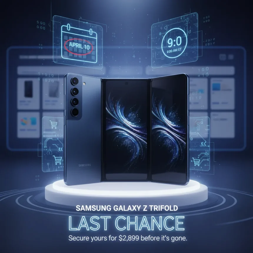 Samsung Galaxy Z TriFold Final Restock: April 10 Last Chance — AI-generated illustration