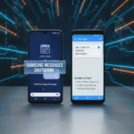 Samsung Messages shutdown forces Android users toward Google Messages — AI-generated illustration