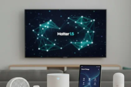 Samsung SmartThings Matter upgrade unlocks IKEA interoperability — AI-generated illustration