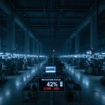 Samsung Semiconductor Strike Cuts Foundry Output by 58% in Single Night — AI-generated illustration