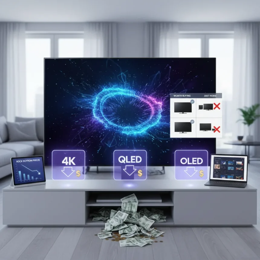 Samsung TV clearance sales hit rock bottom—here's what's actually worth buying — AI-generated illustration
