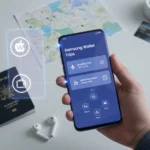 Samsung Wallet Trips feature centralizes travel planning — AI-generated illustration