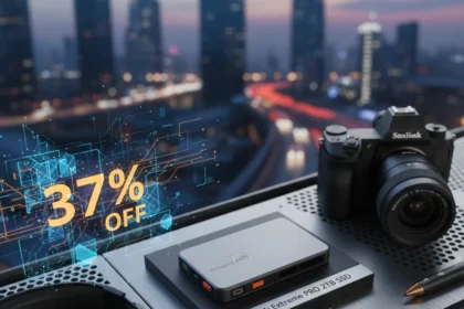 SanDisk Extreme PRO 2TB SSD: 37% off storage that actually performs — AI-generated illustration