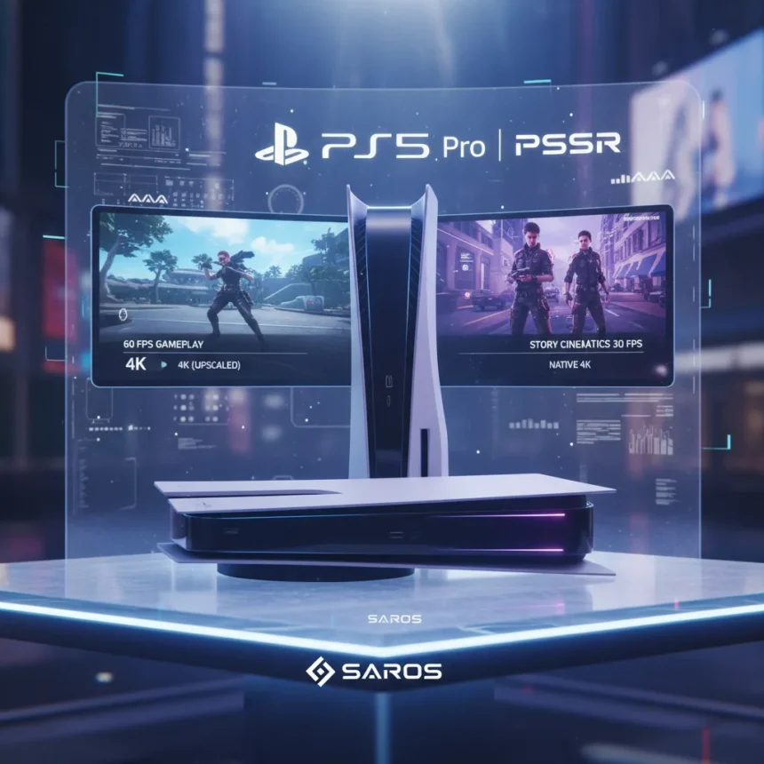 Saros PS5 Pro uses PSSR 2 for sharper 60fps gameplay