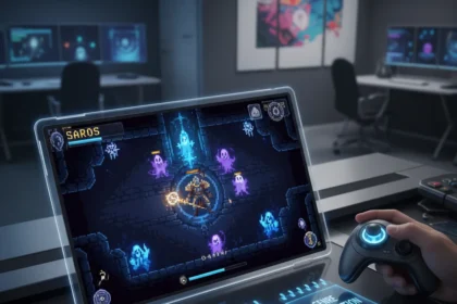 Saros roguelike review: stylish but not converted — AI-generated illustration