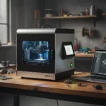 Scrap 1 laser metal 3D printer brings industrial tech to your workbench — AI-generated illustration
