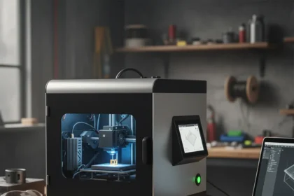 Scrap 1 laser metal 3D printer brings industrial tech to your workbench — AI-generated illustration