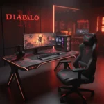 Secretlab Diablo desk extends gaming collection beyond chairs — AI-generated illustration