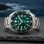 Seiko's green dive watch revives 1968 heritage in bold color — AI-generated illustration