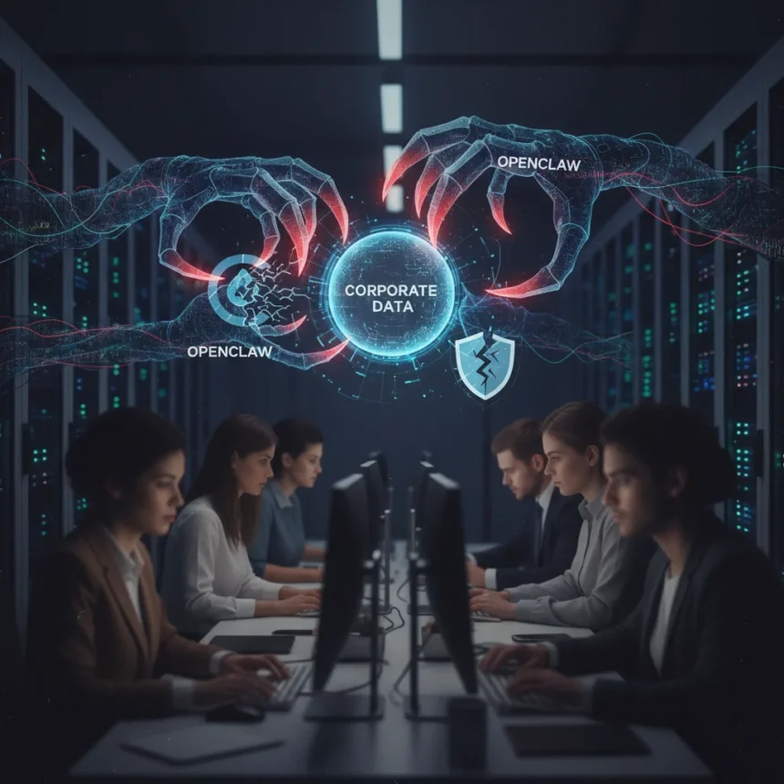 Shadow AI and agentic agents hijack corporate data with ease — AI-generated illustration