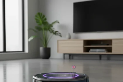 Shark PowerDetect UV Reveal robot vacuum now available in UK — AI-generated illustration