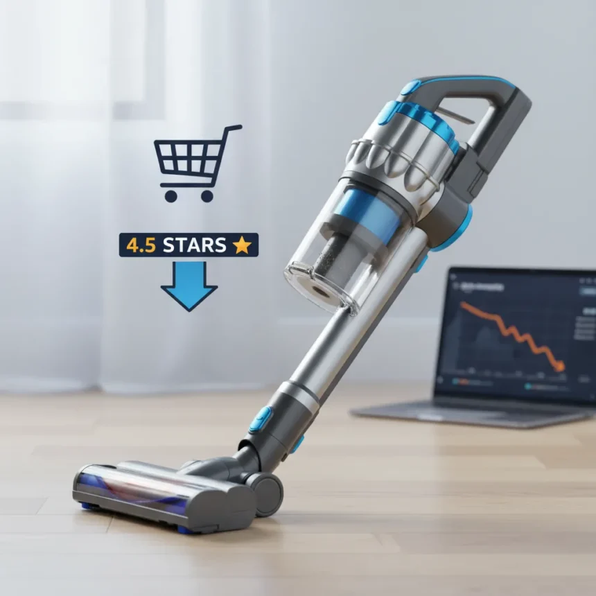 Shark PowerPro Cordless Vacuum Hits Record-Low Amazon Price — AI-generated illustration