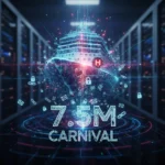 ShinyHunters data leak hits 7.5 million Carnival cruise emails — AI-generated illustration
