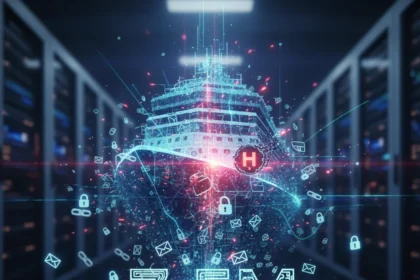ShinyHunters data leak hits 7.5 million Carnival cruise emails — AI-generated illustration