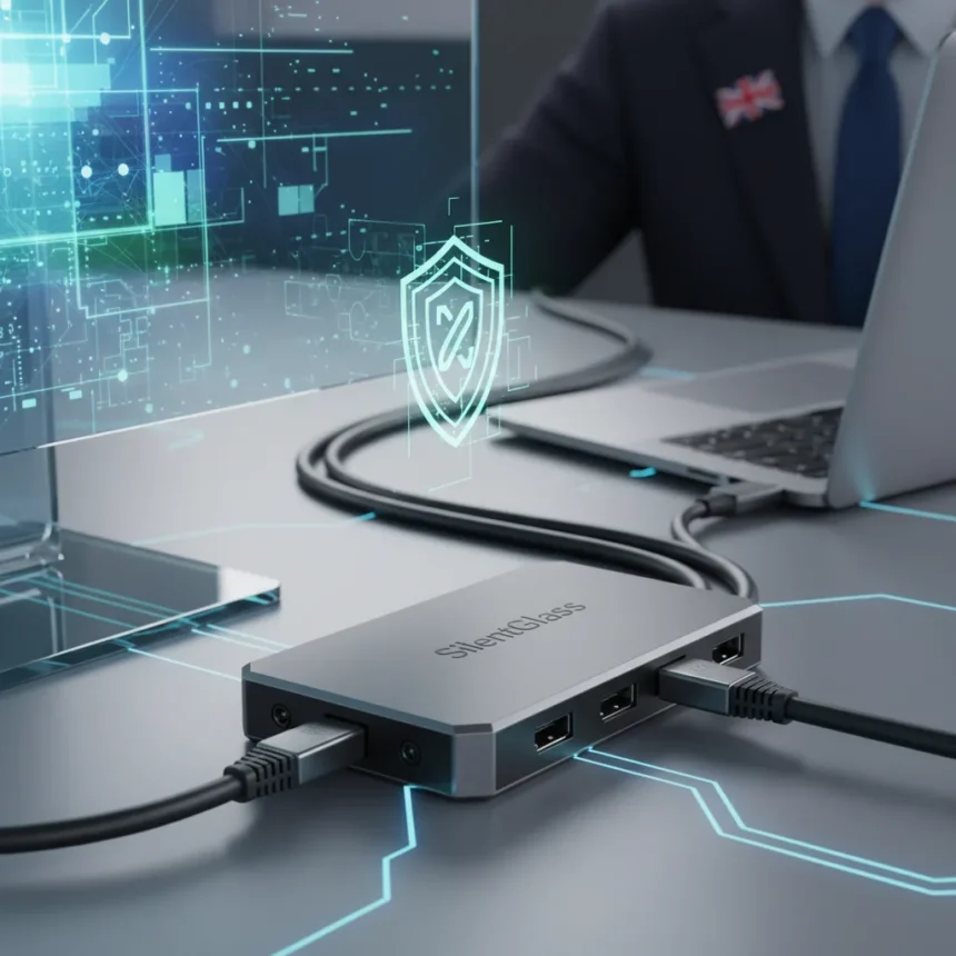 SilentGlass brings spy agency-grade display security to everyday users — AI-generated illustration