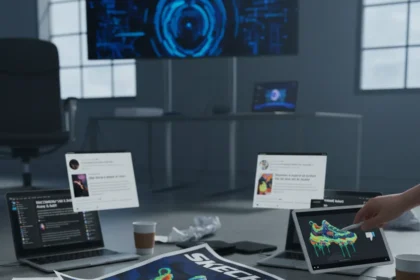 Skechers' AI advertising slop sparks fresh design backlash — AI-generated illustration