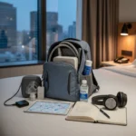 Sleep apnea while traveling requires serious prep—here's what experts say — AI-generated illustration