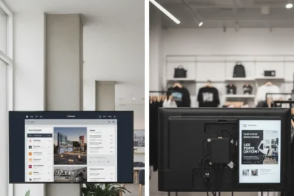 Smart TV vs Dedicated Media Player for Digital Signage — AI-generated illustration