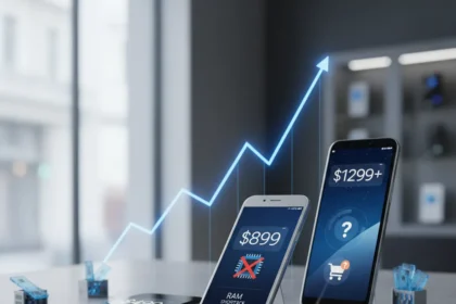 Smartphone prices surge as RAM shortages reshape buying decisions — AI-generated illustration