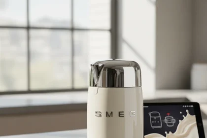 Smeg Mini Milk Frother Proves Style and Function Aren't Mutually Exclusive — AI-generated illustration
