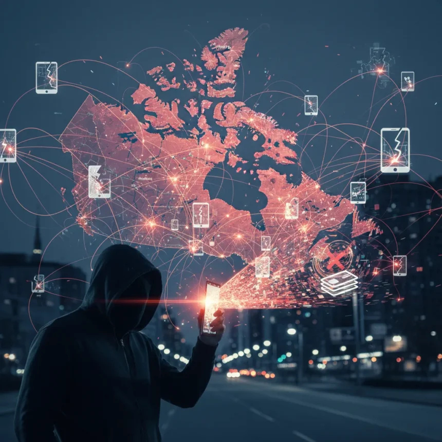 Mobile SMS blasters targeted Canadian streets with 13M disruptions