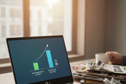 Snapdragon X PC reviews ignore real-world compatibility wins — AI-generated illustration