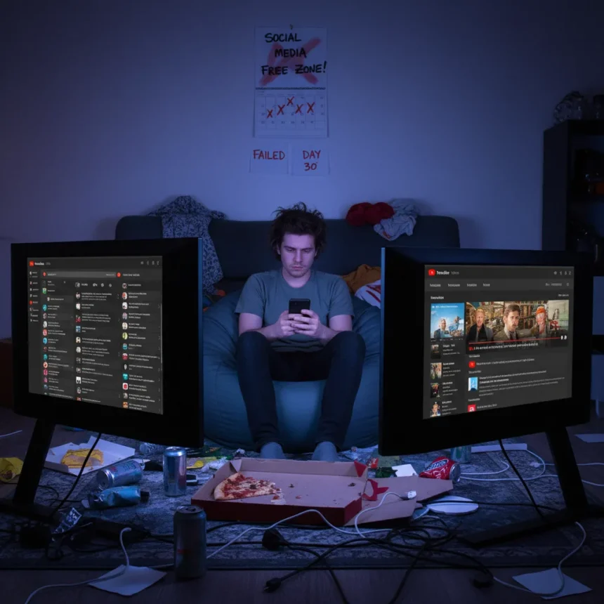 Social media detox failure reveals why quitting cold turkey rarely works