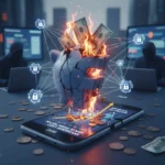 Social media scams cost Americans $2.1 billion in 2025 — AI-generated illustration