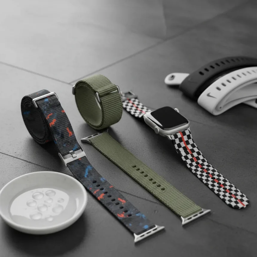 Solace Adapt Apple Watch Strap Outclasses Nike at Half the Price — AI-generated illustration