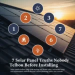 7 Solar Panel Truths Nobody Tells You Before Installing — AI-generated illustration