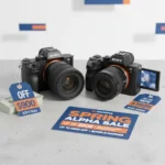 Sony A7R V and A7 IV hit record lows in Adorama's massive spring sale — AI-generated illustration