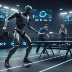 Sony's Project Ace robot beats ping pong pros in major robotics breakthrough — AI-generated illustration