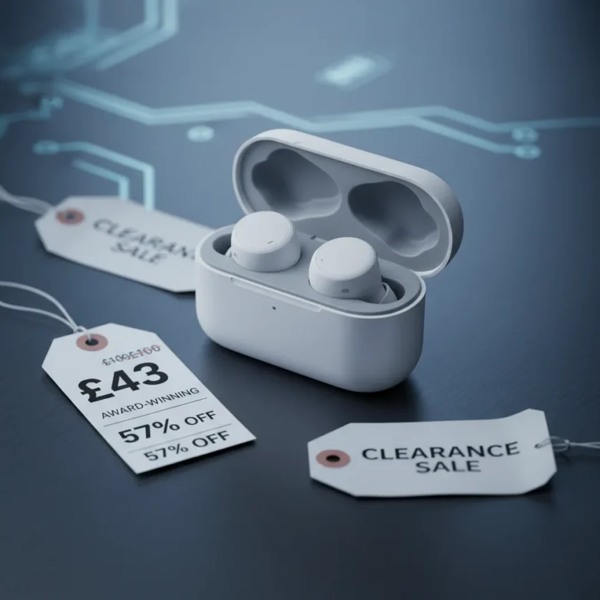 Sony WF-C700N drops to £43 in rare clearance sale — AI-generated illustration