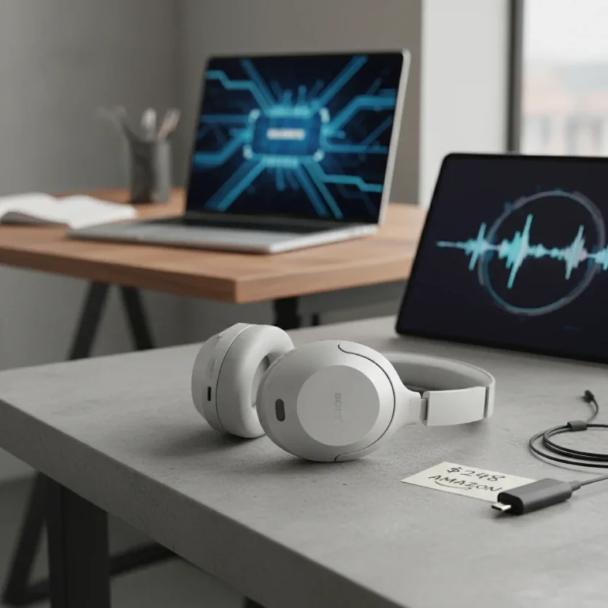 Sony WH-1000XM5 hits 38% off: still the best ANC value — AI-generated illustration