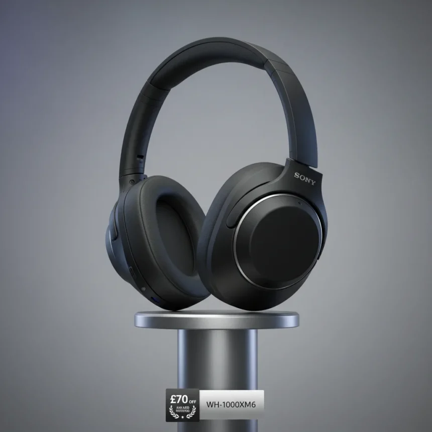 Sony WH-1000XM6 headphones drop 18% — worth the upgrade? — AI-generated illustration