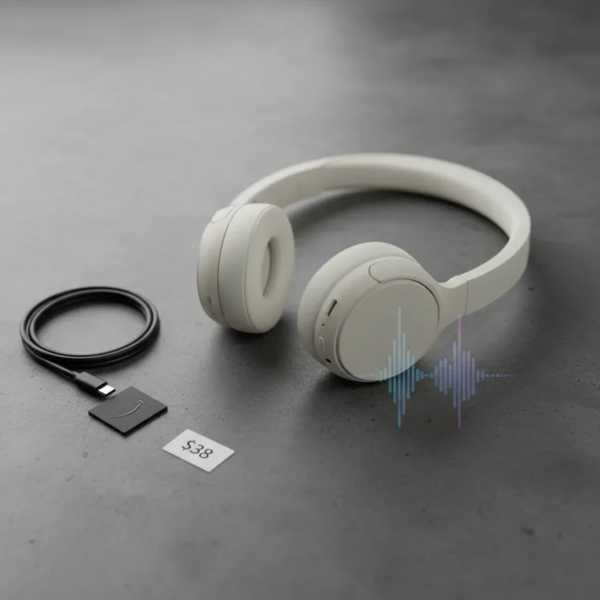 Sony WH-CH520 Headphones Deliver Stunning Sound at $38 — AI-generated illustration