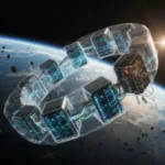 SpaceX's orbital AI data centers face unproven tech and harsh space risks — AI-generated illustration